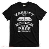 Varsity Reading Team 24 7 Funny Book Lovers T-Shirt thumb 0
