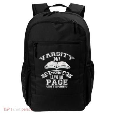 Varsity Reading Team 24 7 Funny Book Lovers Backpack