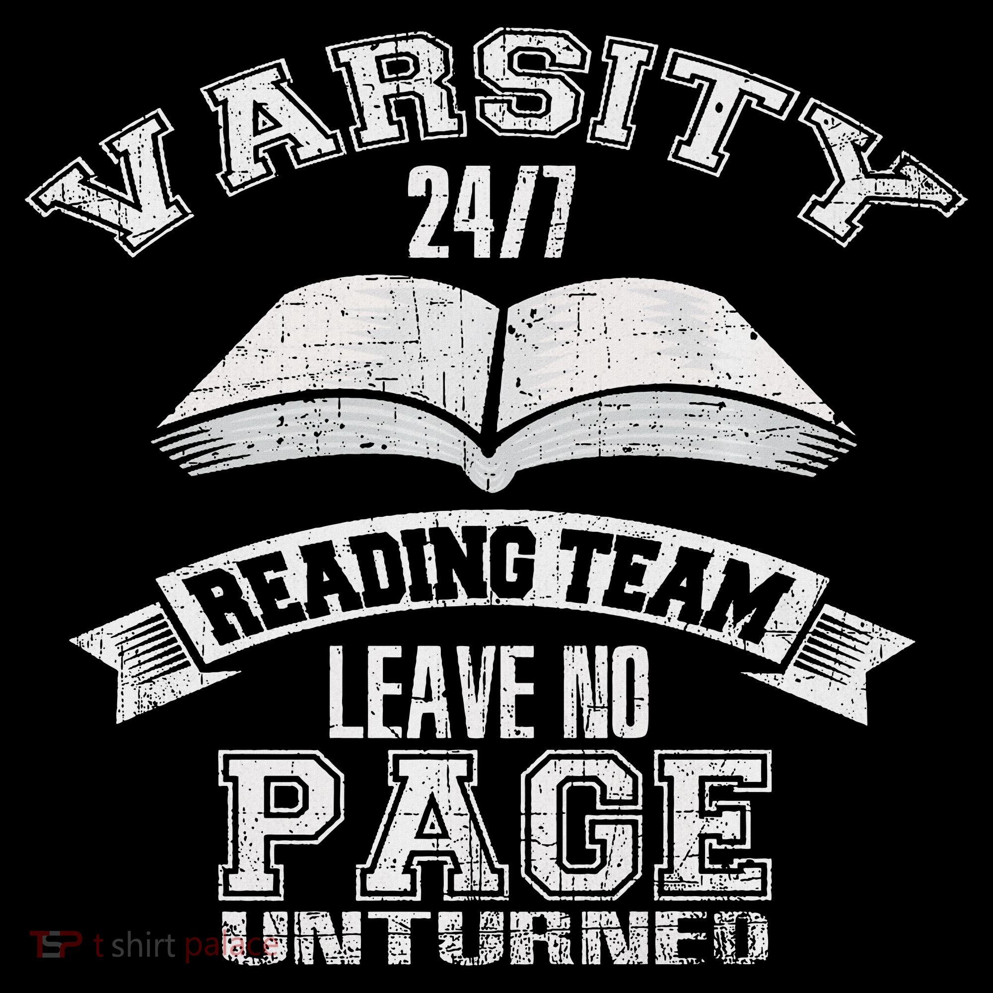 Varsity Reading Team 24 7 Funny Book Lovers Button