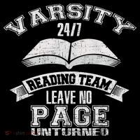 Varsity Reading Team 24 7 Funny Book Lovers Bucket Hat thumb 4