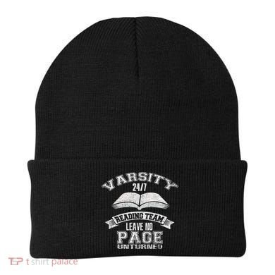 Varsity Reading Team 24 7 Funny Book Lovers Beanie