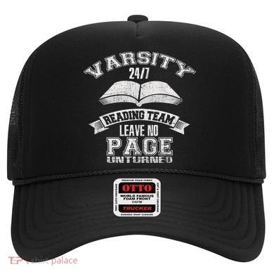 Varsity Reading Team 24 7 Funny Book Lovers Hat