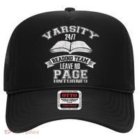 Varsity Reading Team 24 7 Funny Book Lovers Hat thumb 0