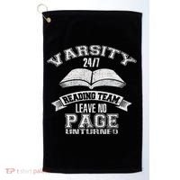 Varsity Reading Team 24 7 Funny Book Lovers Golf Towel thumb 0