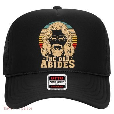 Vintage Retro The Dad Abides Funny Dad FatherS Day Hat