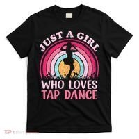 Vintage Retro Tap Dance Just A Who Loves Tap Dance T-Shirt thumb 0
