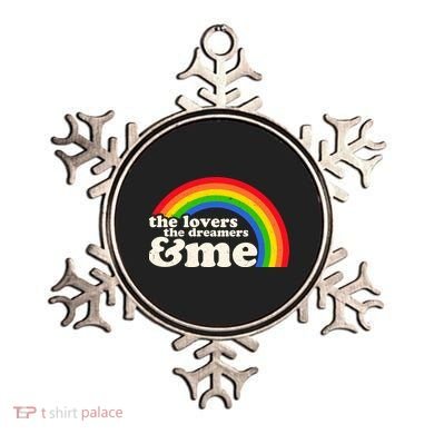 Vintage Retro The Lover The Dreamer And Me Rainbow Ornament