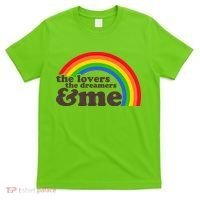 Vintage Retro The Lover The Dreamer And Me Rainbow T-Shirt thumb 0
