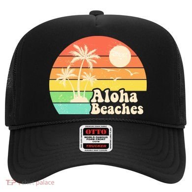 Vintage Retro Tropical Aloha Beahes Hat