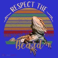 Vintage Respect The Beard Funny Bearded Dragon Lizard Gift T-Shirt thumb 7