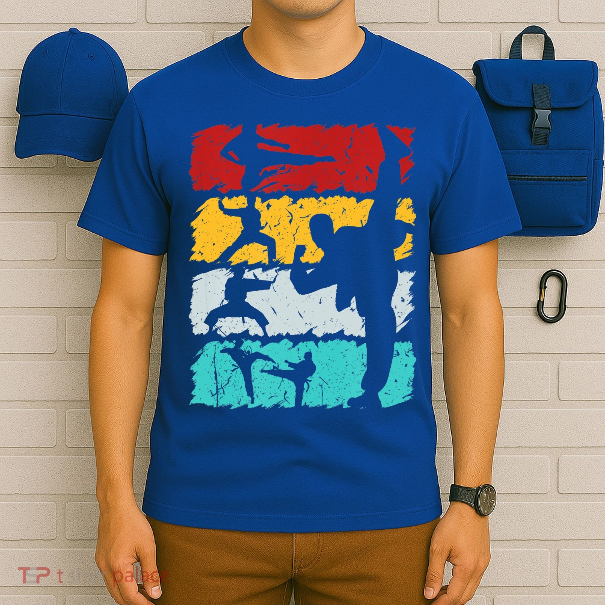 Vintage Retro Taekwondo Karate Gift T-Shirt