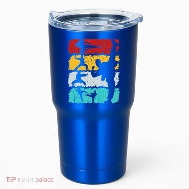 Vintage Retro Taekwondo Karate Gift Tumbler
