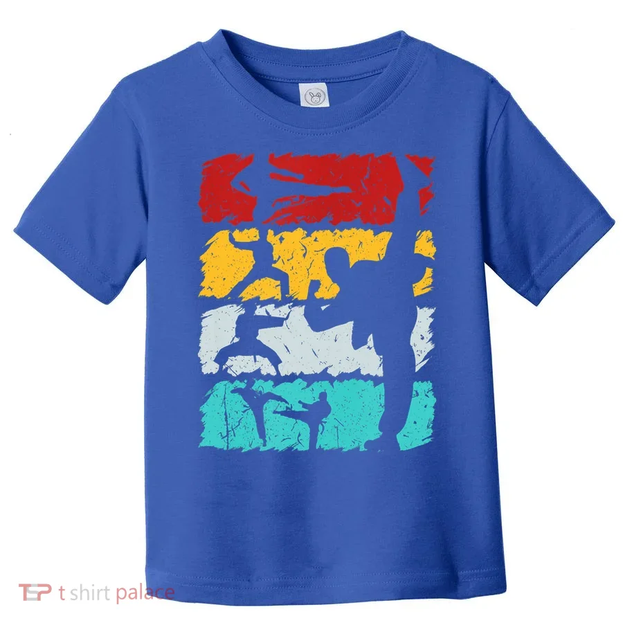 Vintage Retro Taekwondo Karate Gift Toddler T-Shirt