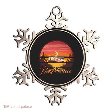 Vintage Retro Travel Visit New Mexico Ornament