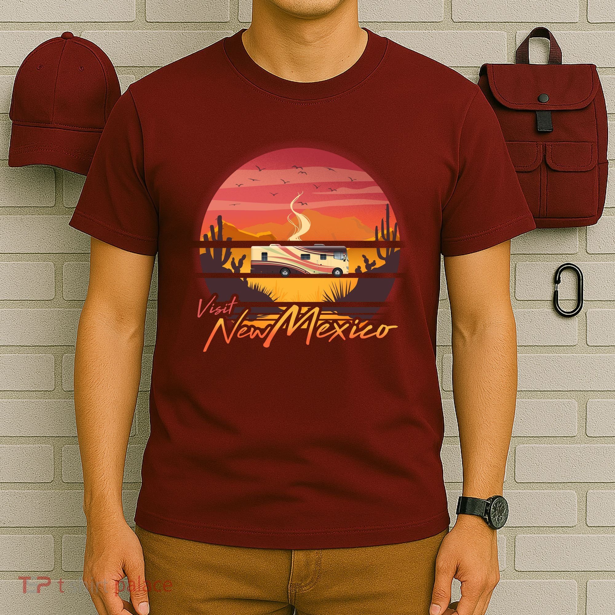 Vintage Retro Travel Visit New Mexico T-Shirt