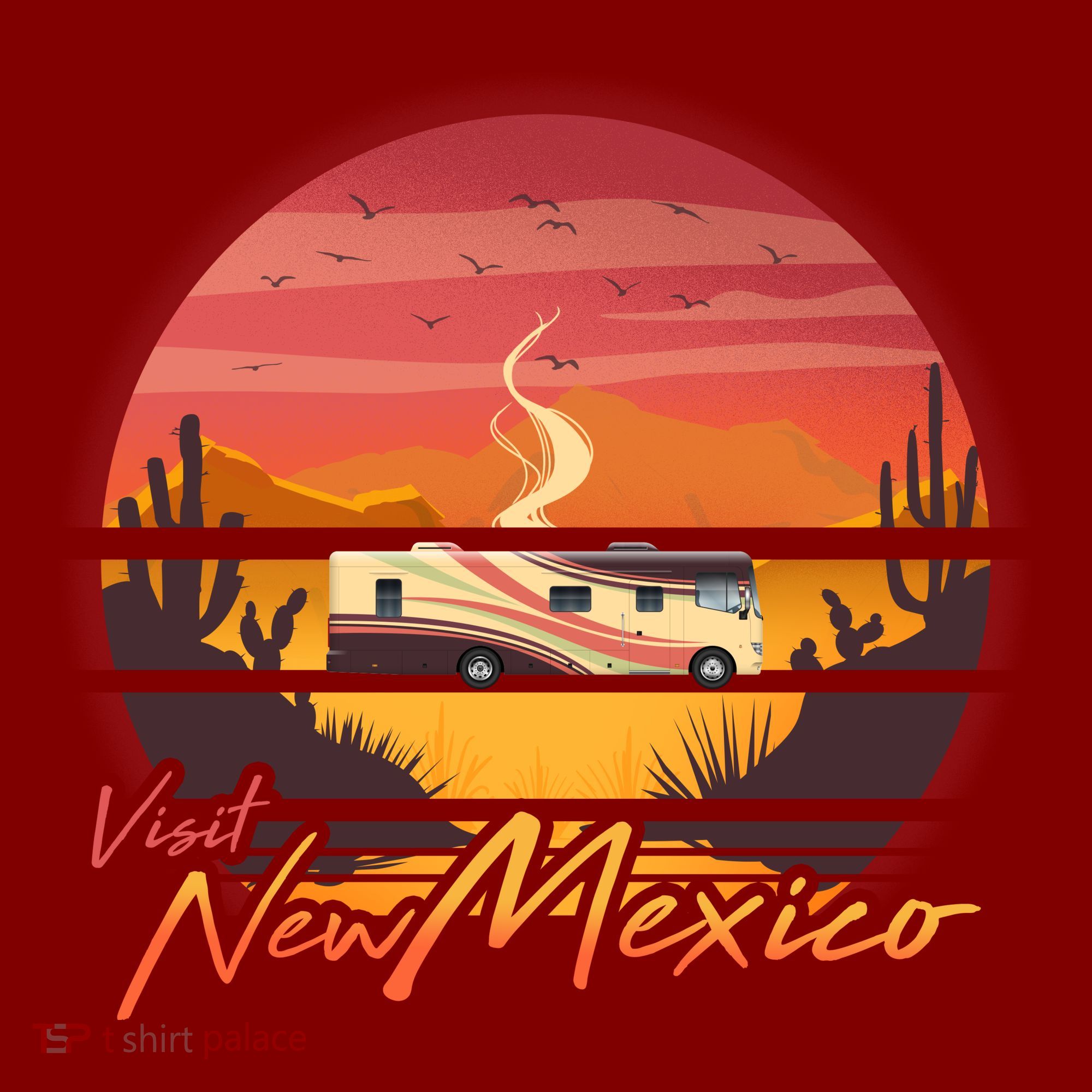 Vintage Retro Travel Visit New Mexico T-Shirt