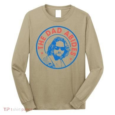 Vintage Retro The Dad Abides Long Sleeve Shirt
