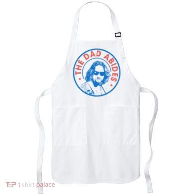 Vintage Retro The Dad Abides Apron
