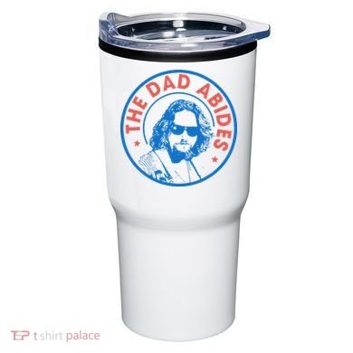 Vintage Retro The Dad Abides Tumbler
