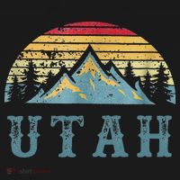Vintage Retro UT Utah U.S. Mountain State tee T-Shirt thumb 7