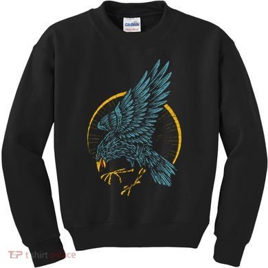 Vintage Raven Kids Sweatshirt