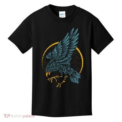 Vintage Raven Kids T-Shirt
