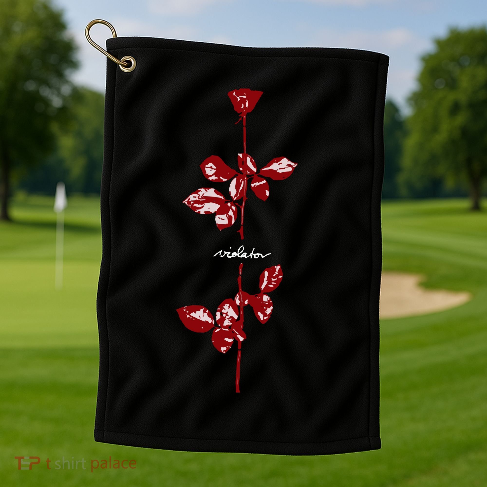 Violator Red Golf Towel