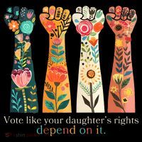 Voting Rights Vote Like Your DaughterS Rights Depend On It T-Shirt thumb 7