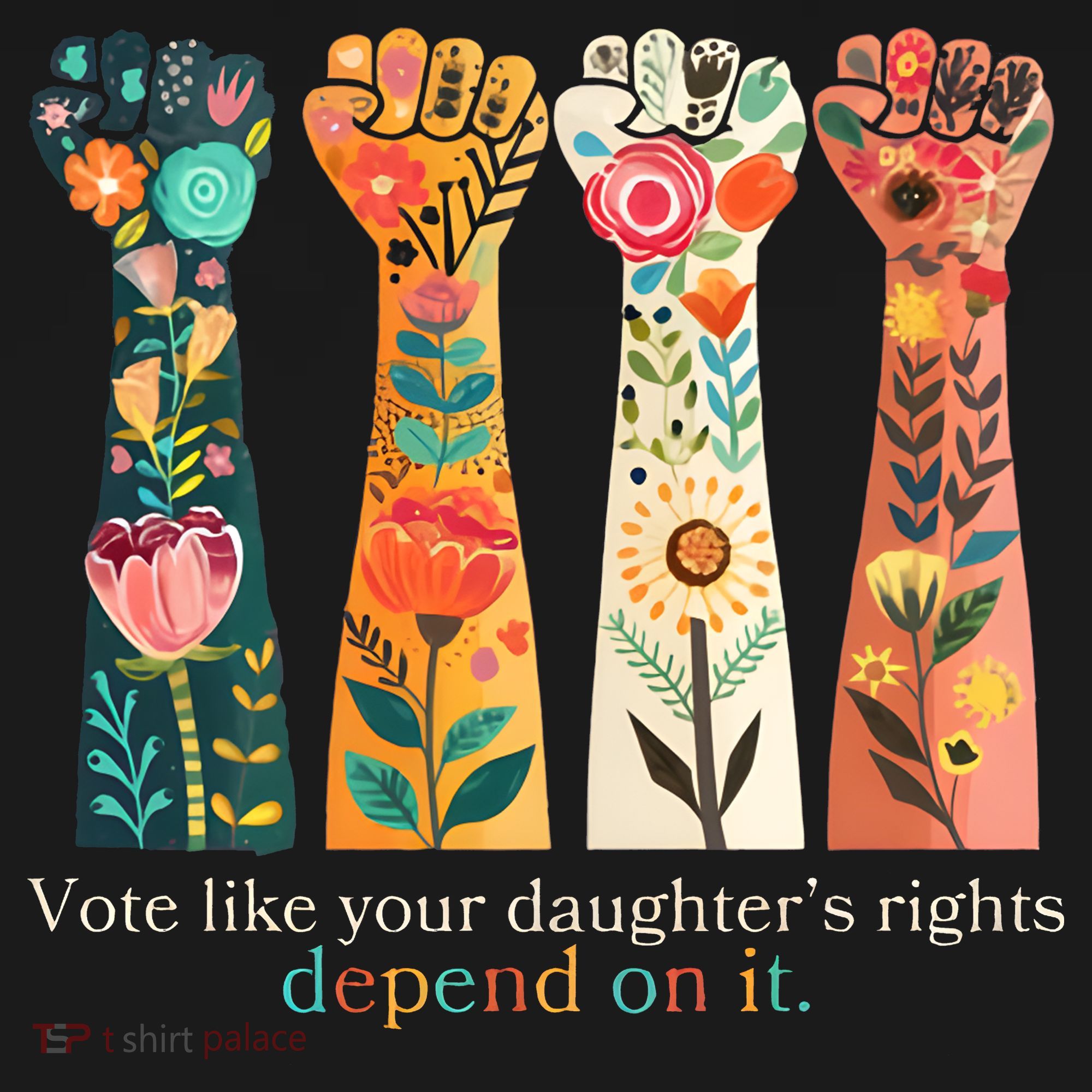 Voting Rights Vote Like Your DaughterS Rights Depend On It Button