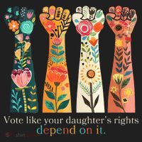 Voting Rights Vote Like Your DaughterS Rights Depend On It Beanie thumb 2