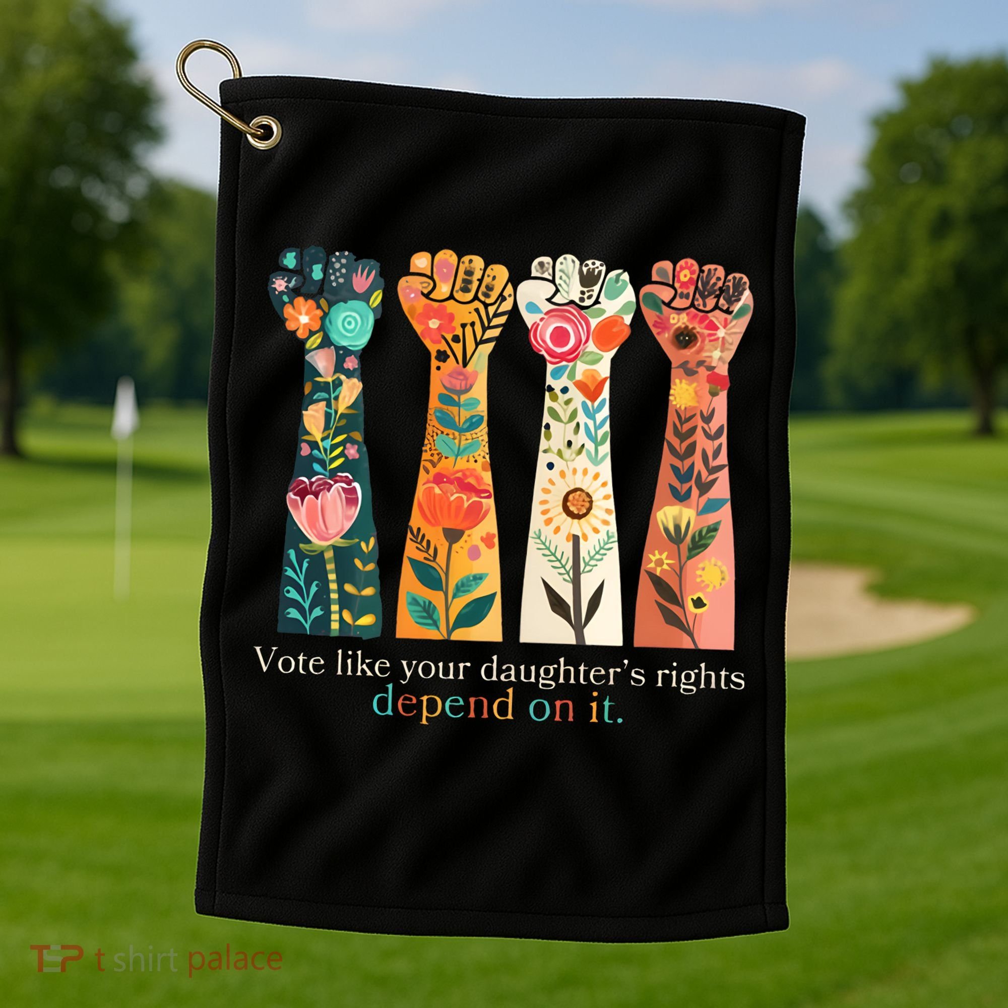 Voting Rights Vote Like Your DaughterS Rights Depend On It Golf Towel