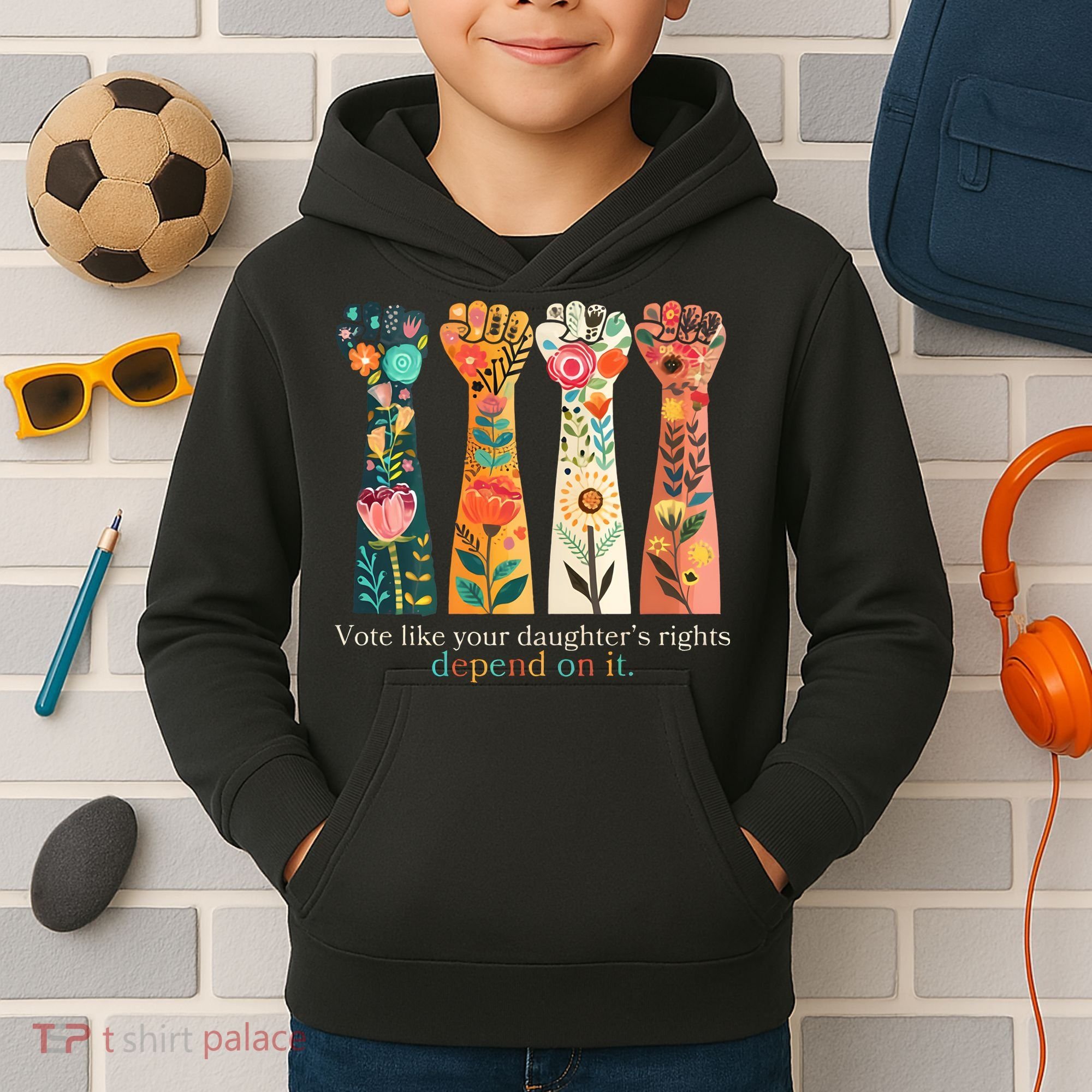 Voting Rights Vote Like Your DaughterS Rights Depend On It Kids Hoodie