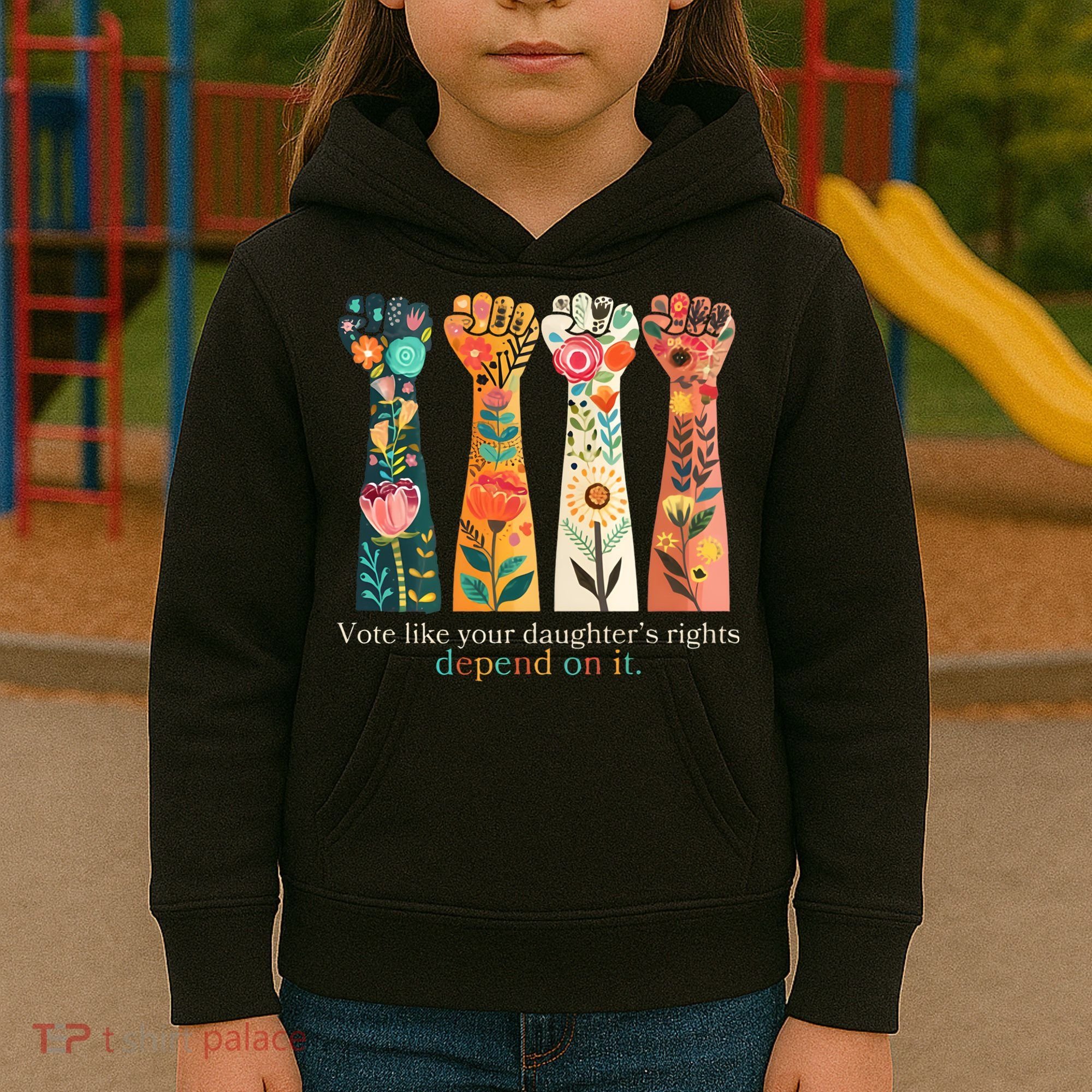 Voting Rights Vote Like Your DaughterS Rights Depend On It Kids Hoodie