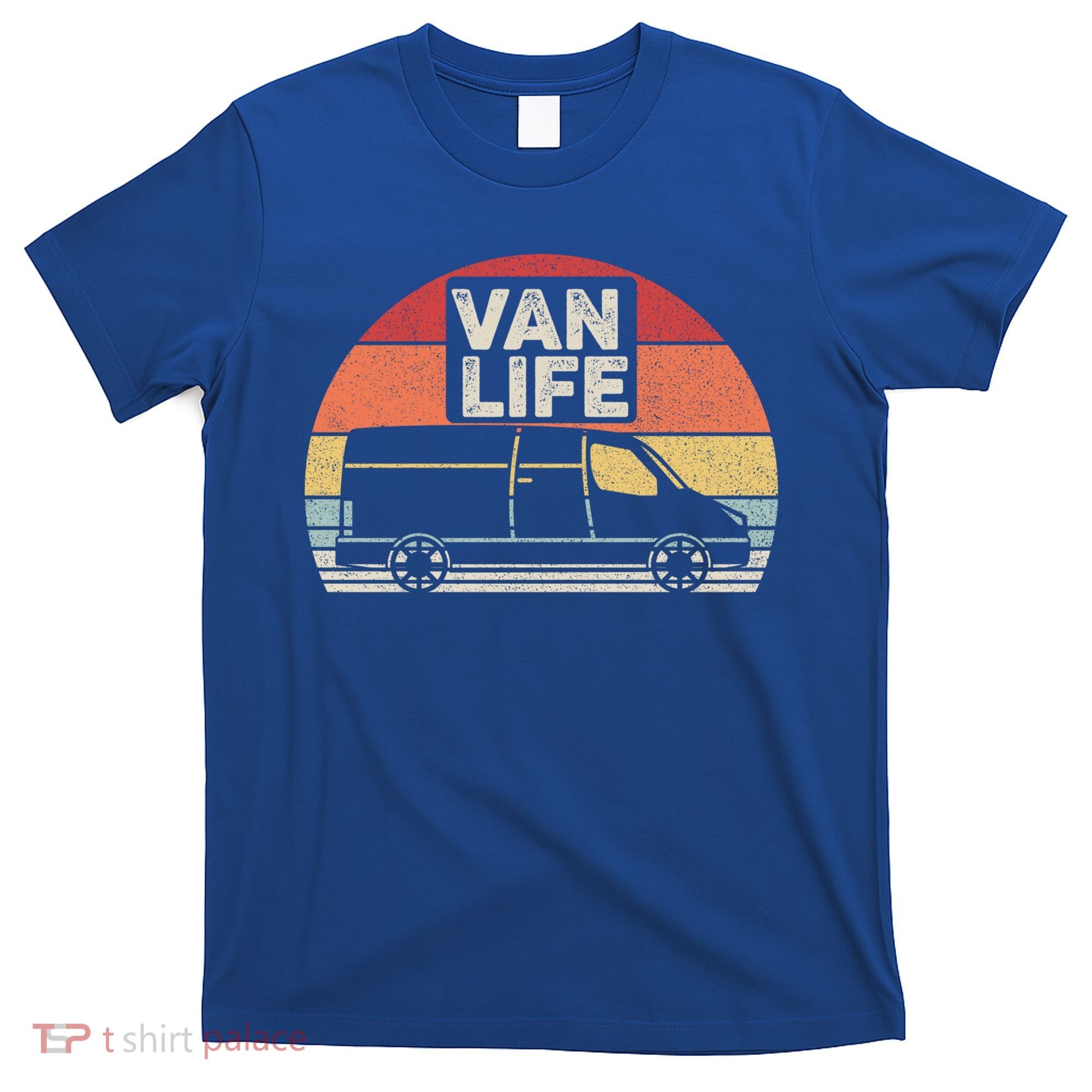 Vintage Retro Vanlife Camper Van Life Meaningful Gift T-Shirt