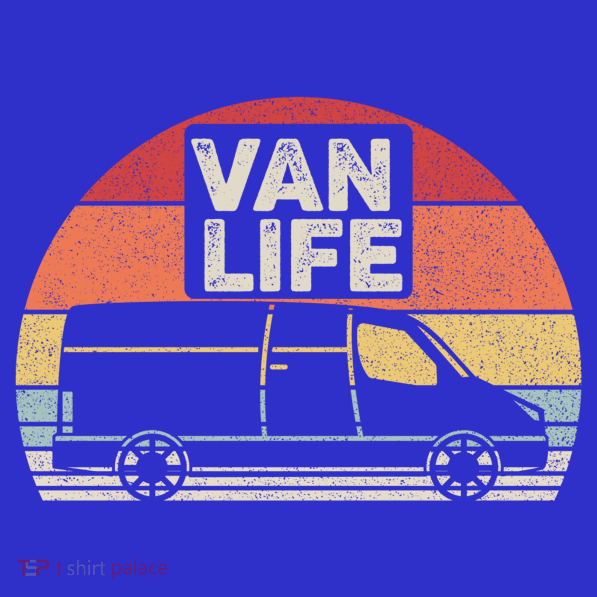 Vintage Retro Vanlife Camper Van Life Meaningful Gift T-Shirt