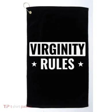 Virginity Rules Virgin Golf Towel