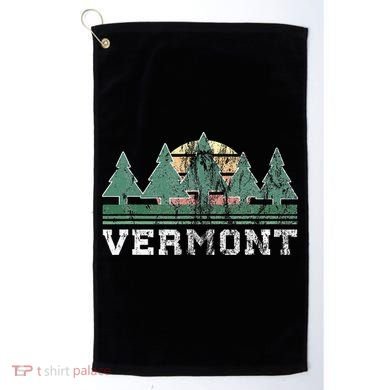 Vermont Retro Vintage Golf Towel