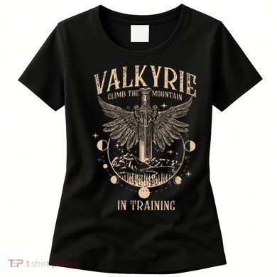Vintage Retro Valkyrie Climb Them0untain In Training Women's T-Shirt