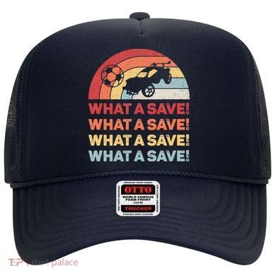 Vintage Retro What A Save Rocket Soccer Car League Hat