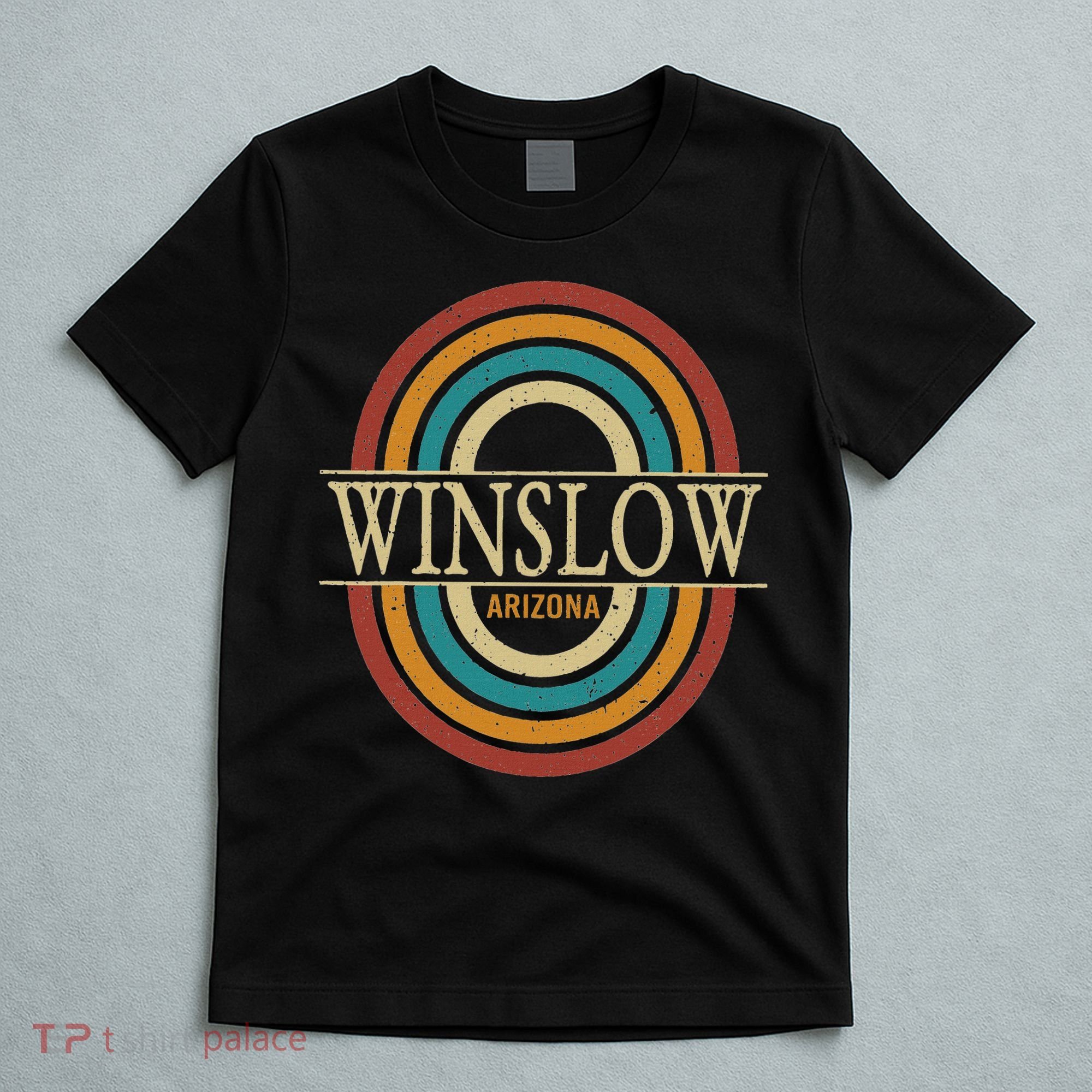 Vintage Retro Winslow Arizona Az Women Souvenirs T-Shirt