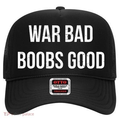 Vintage Retro War Bad Boobs Good Hat
