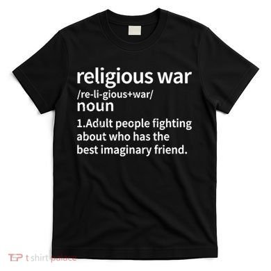 Vintage Religious War Definition Antireligious Activist T-Shirt