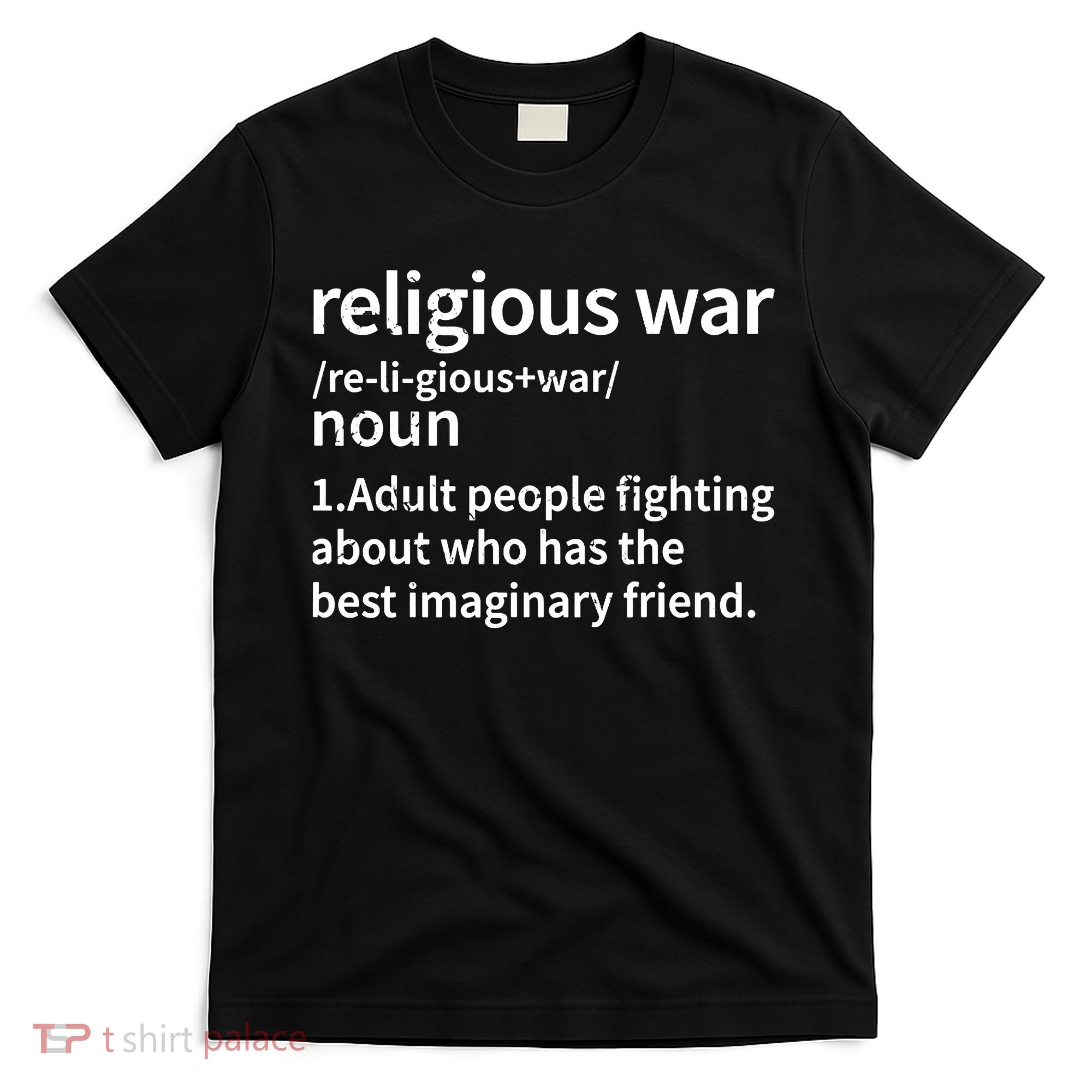 Vintage Religious War Definition Antireligious Activist T-Shirt