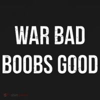 Vintage Retro War Bad Boobs Good T-Shirt thumb 7