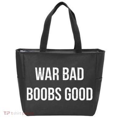 Vintage Retro War Bad Boobs Good Tote Bag