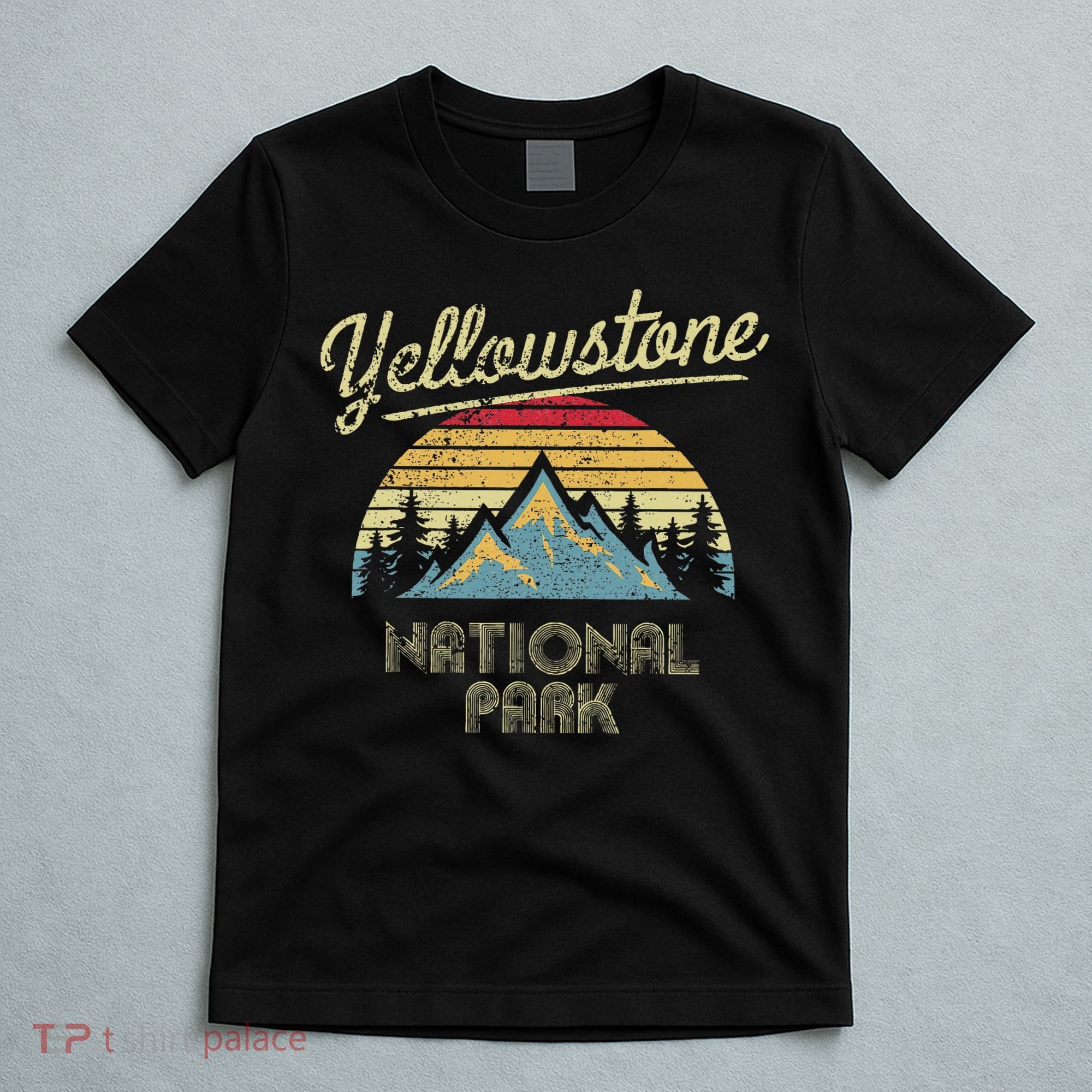 Vintage Retro Yellowstone National Park T-Shirt