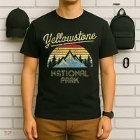 Vintage Retro Yellowstone National Park T-Shirt thumb 6