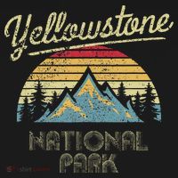 Vintage Retro Yellowstone National Park T-Shirt thumb 7