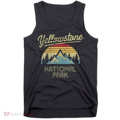 Vintage Retro Yellowstone National Park Tank Top