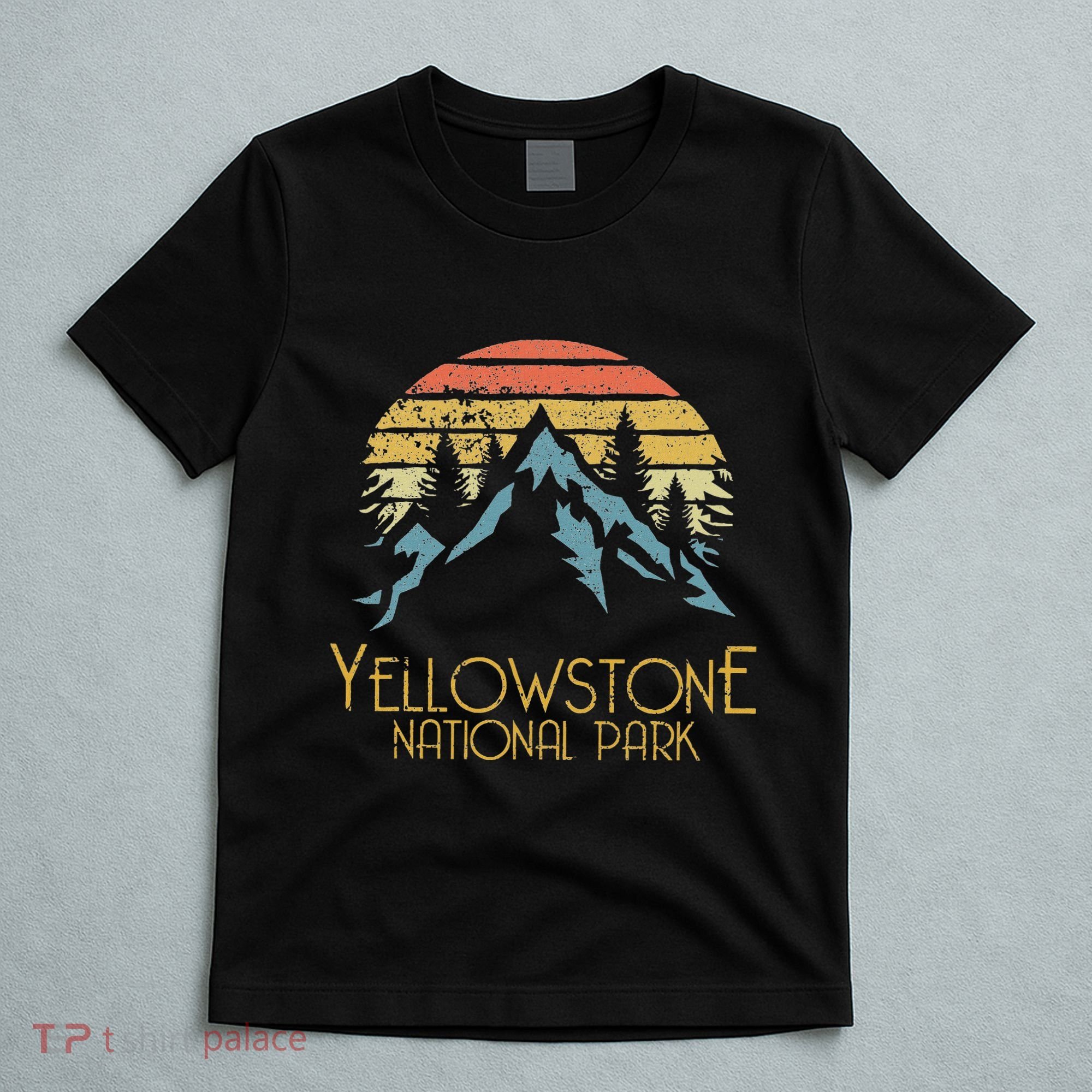 Vintage Retro Yellowstone National Park Wy T-Shirt